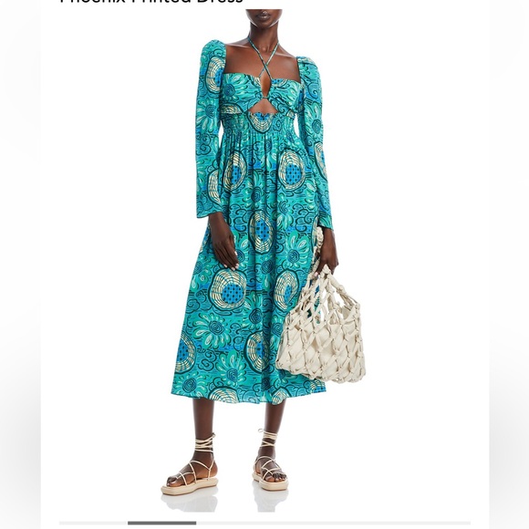 RHODE Phoenix Maxi Printed Dress - Picture 1 of 8